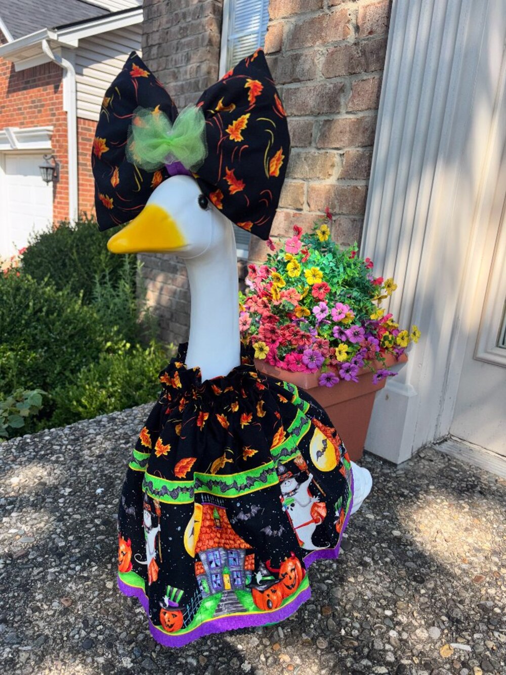 NEW Handmade Halloween Party Porch Goose Outfit Set